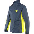 Dainese Storm 2 Giacca Pioggia Moto, blu-giallo, dimensione 2XS