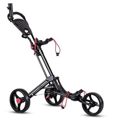 Costway Foldable 3 Wheel Golf Pull Push Cart Trolley