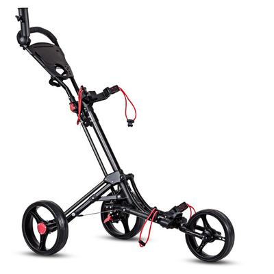 Costway Foldable 3 Wheel Golf Pull Push Cart Troll...