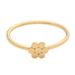 Flower of Gold,'Dainty Gold Plated Flower Motif Ring'