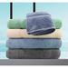 GOI Collection Dyed 6 Piece Bath Towel Set By Rifz Terry Cloth/100% Cotton in Gray/Blue | 27 W in | Wayfair GOI27506CB