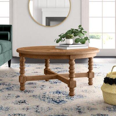 Terrill Solid Wood Coffee Table In, Loon Peak Fusillade Console Table