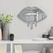 Ebern Designs Melting Dripping Lips Acrylic Wall Décor in Gray | 20 H x 26 W x 1 D in | Wayfair D6E30049A700440BA602B8D99D39AB8D