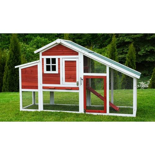 My Animal - Miweba Hühnerstall Hühnervoliere Hühnerhaus Eiablage Hühnerkäfig Käfig 4 Hühner