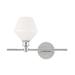 Mercury Row® Sullivan Street 1-Light Dimmable Bath Sconce, Glass in Gray/White | 10.2 H x 14.7 W x 8 D in | Wayfair