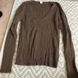 J. Crew Sweaters | 3 Sweaters For $30. J Crew V Neck Sweater | Color: Brown/Tan | Size: S