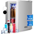 Klarstein - Mini Frigo de Chambre de 30L pour Snacks et Boissons, Petit Frigo Top Silencieux, Mini