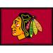 Imperial Chicago Blackhawks 5'4'' x 7'8'' Spirit Rug