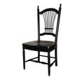 "Sunset Trading Black Cherry Selections 42"" Allenridge Dining Chair In Antique Black ( Set of 2 ) - Sunset Trading DLU-C07-AB-2"