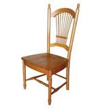 "Sunset Trading Oak Selections 42"" Allenridge Dining Chair In Light Oak ( Set of 2 ) - Sunset Trading DLU-C07-LO-2"