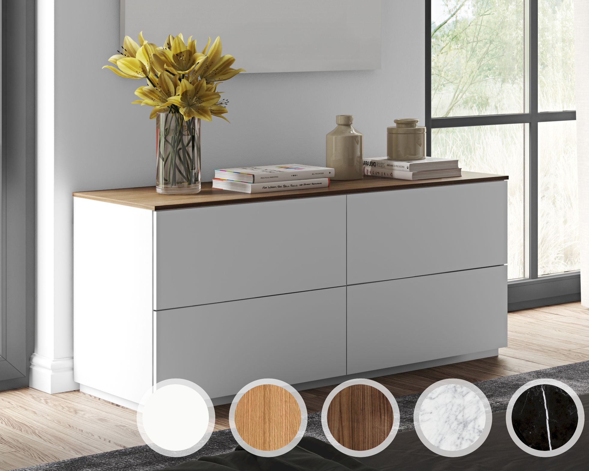 TemaHome »Join« Sideboard - 120L3 Nussbaum