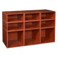 Niche Cubo Storage Set- 3 Full Cubes/6 Half Cubes in Cherry - Regency PC3F6HWC