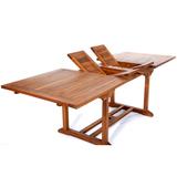 7-Piece Rectangle Dining Chair Set & Cushion, Blue - All Things Cedar TE90-20-B