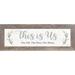 Gracie Oaks 'This Is Us' - Picture Frame Graphic Art Print Wood/Paper in Brown | 14 H x 40 W x 0.5 D in | Wayfair D0F2F939E7C54267B98C7A2FCB95E5E4