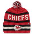 Men's '47 Red Kansas City Chiefs Bering Cuffed Knit Hat with Pom