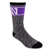 Muk Luks Purple Northwestern Wildcats Game Day Heat Retainer Thermal Socks