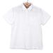 Casual Day in White,'Men's Short Sleeve Cotton Blend Shirt in White from India'