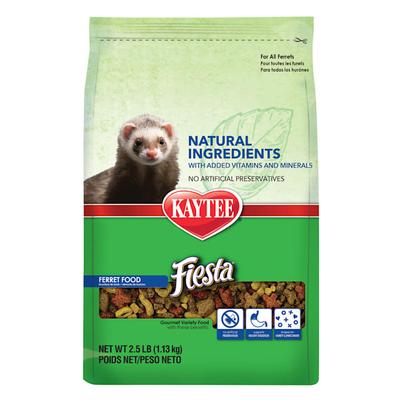 Kaytee Fiesta Natural Ferret Food, 2.5 lbs.