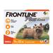Plus Flea and Tick Treatment for Small Dogs Upto 5 to 22 lbs., 2 Packs of 6 Treatments