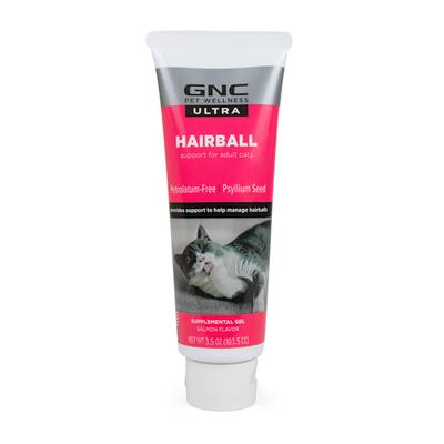 GNC Ultra for Pets Hairball Control Gel/Paste Petroleum-Free for Cats, 3.5 oz.