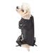 Black Blizzard Full-Bodied Adjustable and 3M Reflective Dog Jacket, Medium