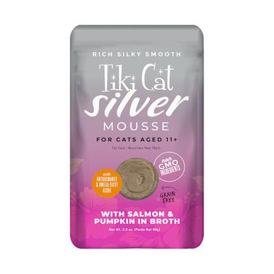 Tiki Cat Velvet Mousse Senior Salmon Wet Food, 2.8 oz., Case of 12