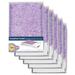 by PetSafe Lavender Disposable Crystal Cat Litter Tray, Pack of 6, 36 LBS, Purple