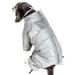 Grey Thunder-Crackle Full-Body Waded-Plush Adjustable and 3M Reflective Dog Jacket, X-Large, Gray