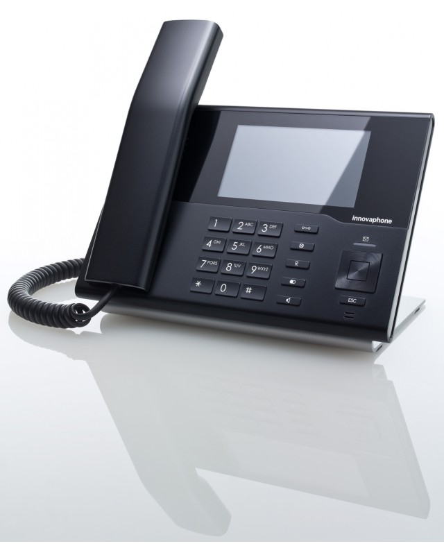 Innovaphone IP232 Voice-over-IP Telefon integrierter GigaBit Switch & Touch-Farbdisplay Wired handset Schwarz Image