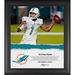 Tua Tagovailoa Miami Dolphins Framed 15" x 17" Time NFL Debut Collage