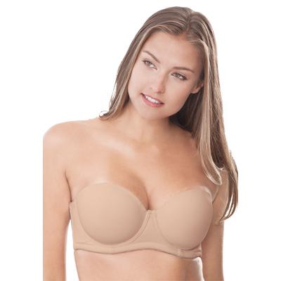 Plus Size Women's Convertible Strapless Underwire Bra by Comfort Choice in Nude (Size 38 DD)