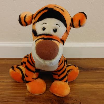 Disney Toys | Euc Disney World Tigger Stuffed Animal | Color: Black/Orange | Size: Osbb