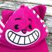 Disney Accessories | Disney Cheshire Cat Strapback Cap Youth M/L 7-10 | Color: Pink | Size: M / L 7 -10