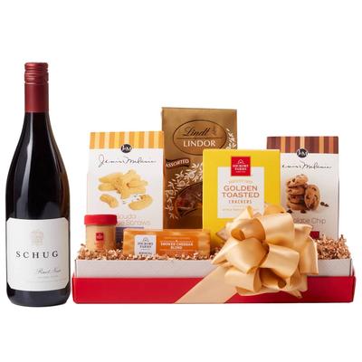 Pinot Noir & Tempting Treats Gift Basket