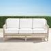 Hampton Sofa in Ivory Finish - Paloma Medallion Indigo, Standard - Frontgate