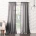 Gracie Oaks Jaklyn Crushed Texture Semi-Sheer Rod Pocket Curtain Panel Polyester in Gray | 84 H in | Wayfair B02E2B1873EC48DFA2169E4E363653FC