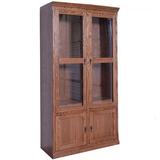 Forest Designs 84" H x 48" W Solid Wood Standard Bookcase Wood in Brown | 84 H x 48 W x 18 D in | Wayfair 6635GU/WL-M-SA