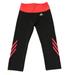 Adidas Pants & Jumpsuits | Adidas Pink And Black 3/4 Workout Leggings Small | Color: Black/Pink | Size: S