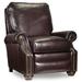 Bradington-Young Warner 36" Wide Genuine Leather Manual Standard Recliner in Black | 40.5 H x 36 W x 39 D in | Wayfair 3220-901200-99-TA-MH-#9BN-PB