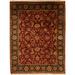 Blue/Brown 107 x 0.25 in Area Rug - Bokara Rug Co, Inc. Hand-Knotted High-Quality Red & Red Area Rug Wool | 107 W x 0.25 D in | Wayfair