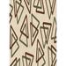 Brown/Green 72 x 60 W in Indoor Area Rug - Corrigan Studio® Trisler Geometric Brown/Beige/Green Area Rug Polyester/Wool | 72 H x 60 W in | Wayfair