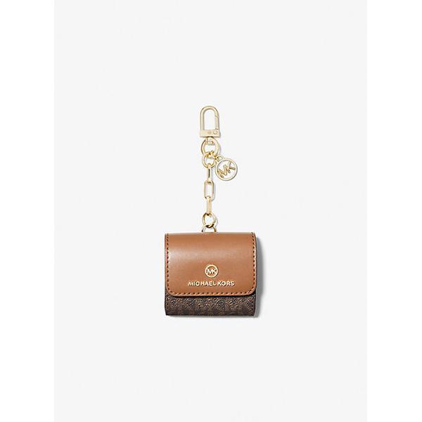 michael-kors-logo-clip-case-for-apple-airpods®-brown-one-size/