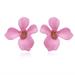 Anthropologie Jewelry | Anthropologie Flower Garden Party Pink E | Color: Pink | Size: Size: 2.7cm W X 3.1cm Length