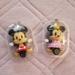 Disney Accessories | Nib Disney Mickey Mouse & Minnie Keychain Pair | Color: Black/Pink | Size: Os