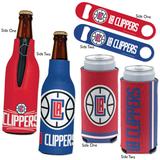 WinCraft LA Clippers Three-Piece Can Cooler & Bottle Opener Set