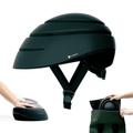 CLOSCA. Faltbarer Helm. Urbaner Fahrradhelm für Erwachsene. Fahrradhelm und Rollerhelm Zertifiziert. Pendlerhelm. Klapphelm. Helm für Frauen und Helm für Männer. (schwarz/schwarz, L)