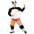 Kung Fu Panda Adult Po Fancy Dress Costume X-Large Black