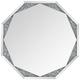 LARGE JEWEL WALL MIRROR LOOSE DIAMANTE NEW CRYSTAL OCTAGONAL LED CRYSTAL EFFECT MIRROR DECOR MIRROR 100CM x 100CM