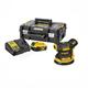 Dewalt DCW210P1 Ponceuse excentrique 125 mm 18V Brushless + en TSTAK + 1 X 5,0 Ah Batteries +