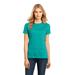 District DM104L Women's Perfect Weight Top in Jade size Large | Cotton